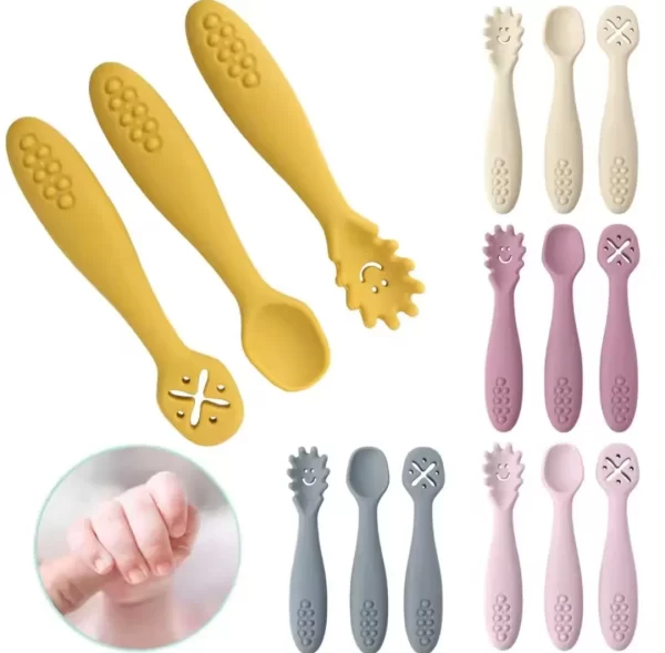 Juego de cucharas para bebés