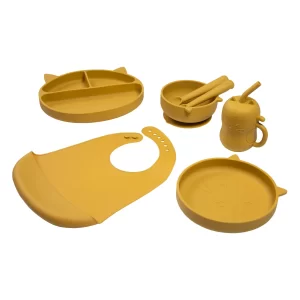 Set de Alimentación de Silicona Gatito